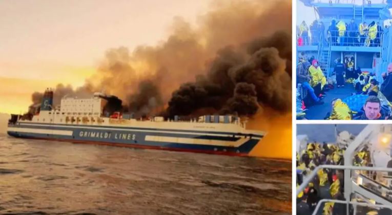 Zjarri në tragetin Greqi-Itali, dy të bllokuar, mediet greke: Ende herët për deklarata