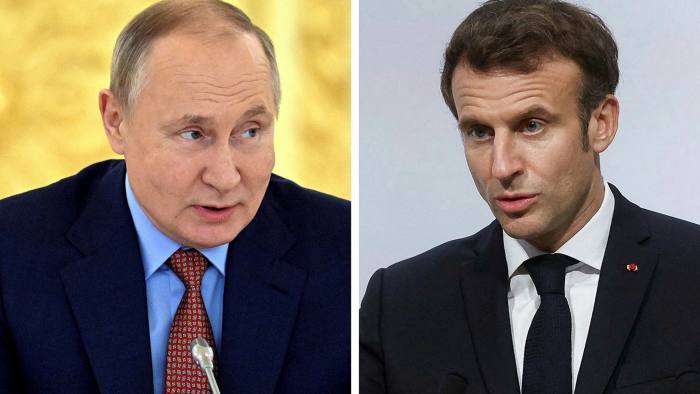 Macron bisedon me Putin për krizën në Ukrainë