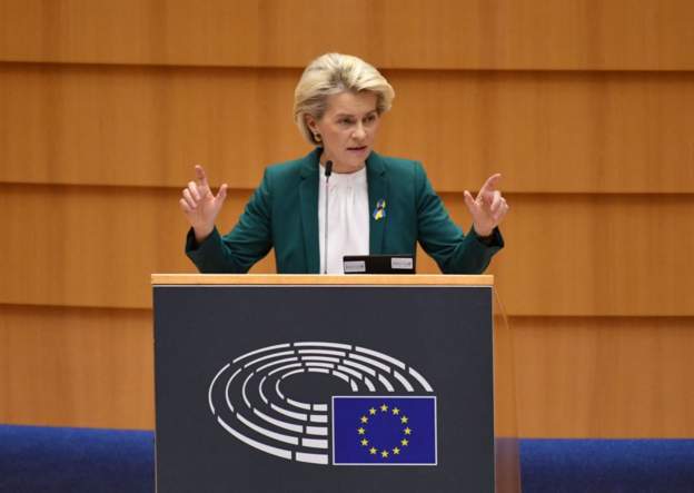 Situata në Ukrainë, von der Leyen: Betejë midis sundimit të ligjit dhe armëve