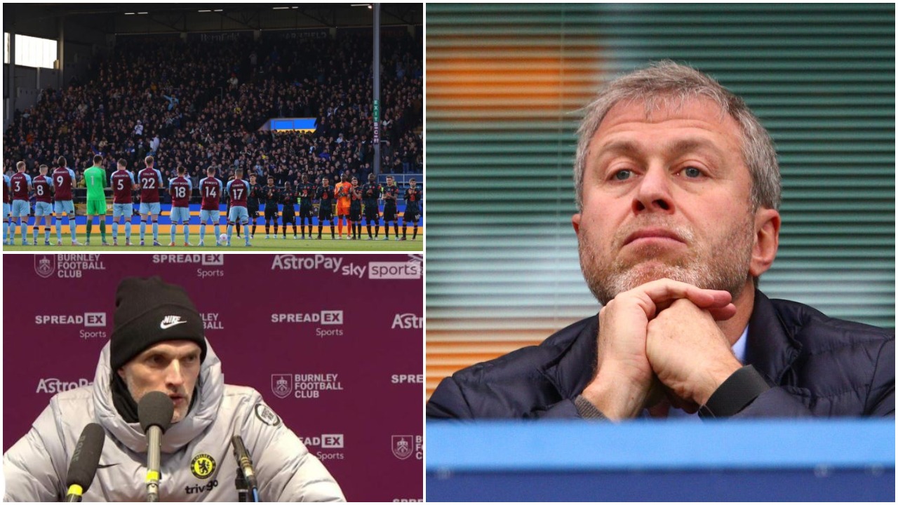 Në homazhet për Ukrainën, tifozët thërrasin në kor emrin e Abramovich, Tuchel: Nuk ishte momenti