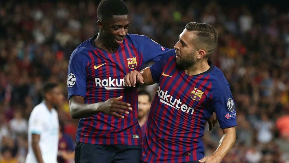 Jordi Alba: Barcelona duhet me patjetër të rinovojë kontratën e Dembele