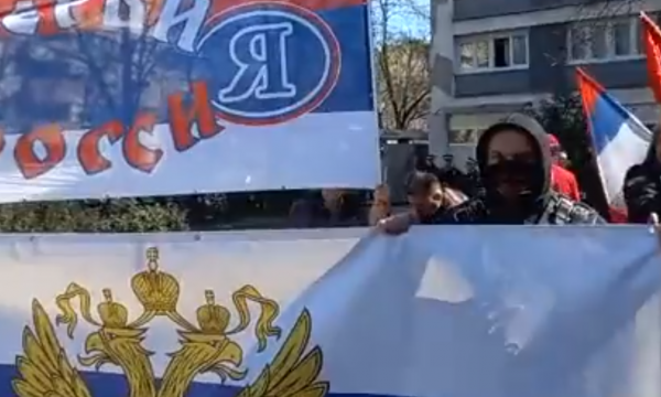 Në Republika Srpskan e Dodikut protestohet pro-Rusisë