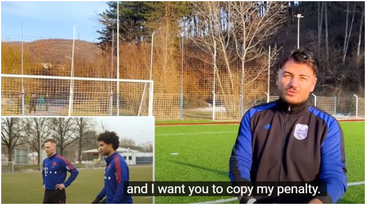 VIDEO/ Kimmich dhe Gnabri kopjojnë penalltinë e këngëtarit shqiptar, video bëhet virale