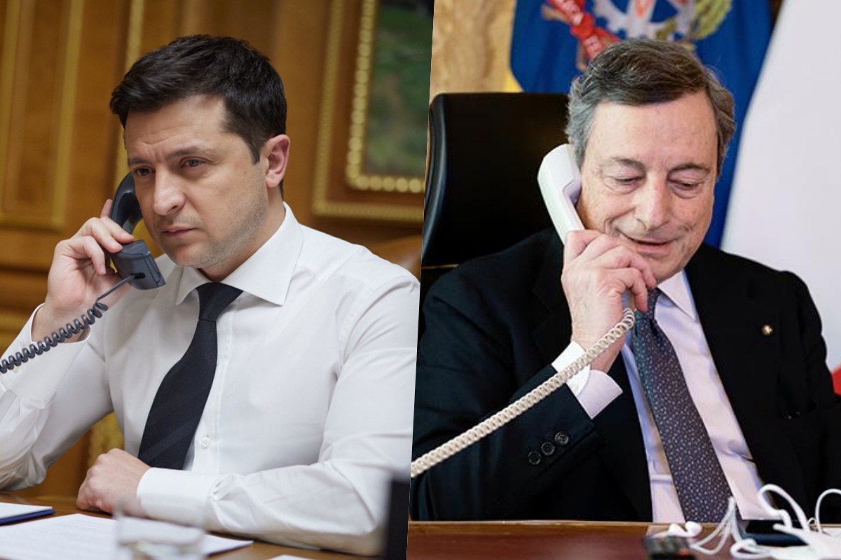 Lufta në Ukrainë, Draghi bisedon me Zelensky-n: Do vazhdojmë të mbështesim Ukrainën