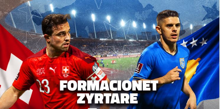 Derbi i shqiptarëve, formacionet zyrtare, Zvicër-Kosovë