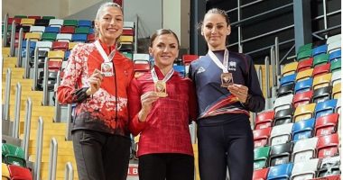 Koleksionon dy medalje në Kampionatin Ballkanik, Luiza Gega shkruan historinë