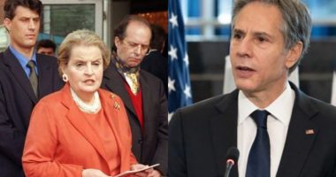 Blinken: Albright na bashkoi për t’i shpëtuar shqiptarët, sot në Kosovë ka një shesh e një rrugë me emrin e sa