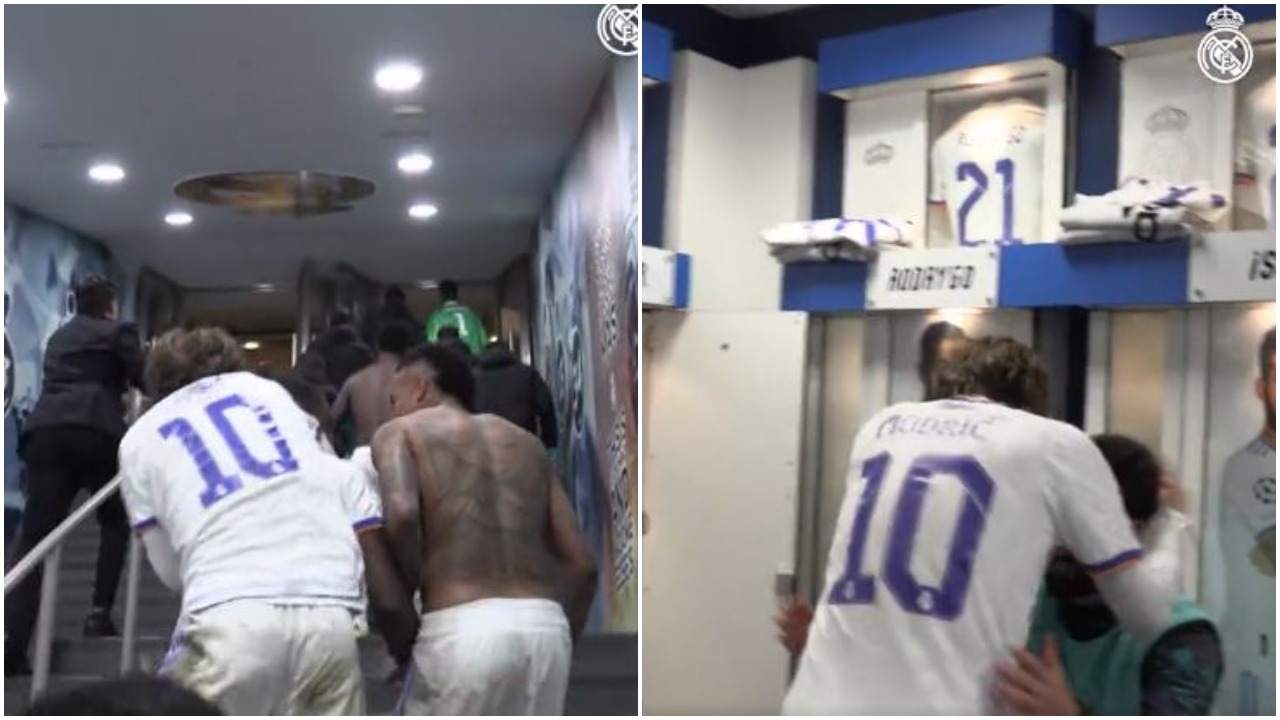 VIDEO/ Festë e çmendur e Real Madrid në dhomat e zhveshjes, videoja bëhet virale