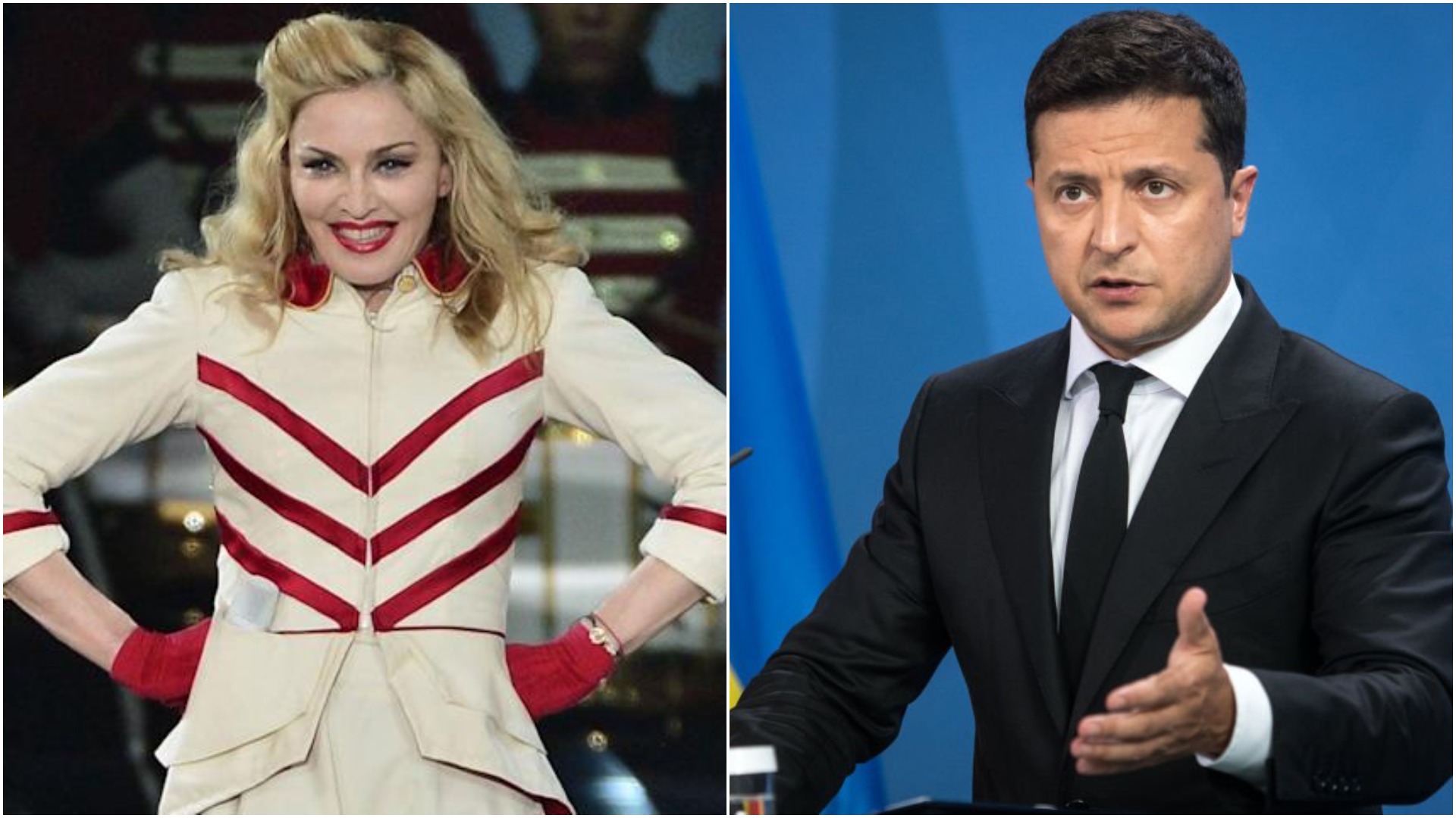 Madonna doli kundër Putinit, Zelensky bën veprimin e papritur