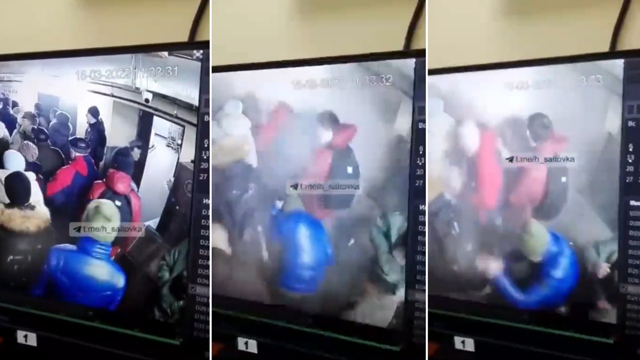 VIDEO/ Rusët nuk kursejnë as civilët, momenti kur bombardohet supermarketi i mbushur me njerëz