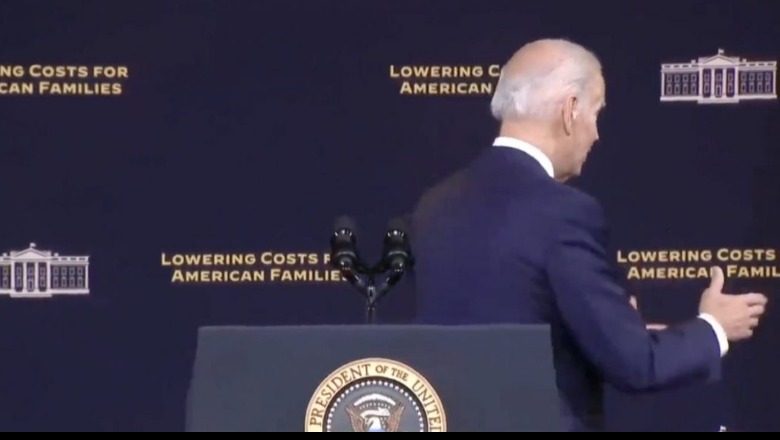 VIDEO/ Biden e bën sërish, “shtrëngon duart” me njeriun e padukshëm