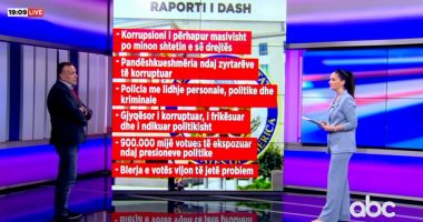 Raporti i DASH, Karamuço: Nxin Shqipërinë, korrupsioni fenomeni që duhet luftuar