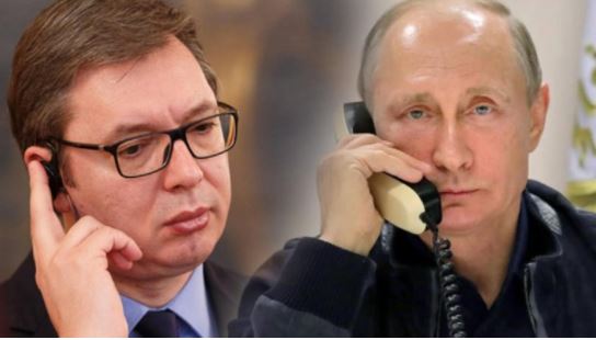 Vuçiç bisedë telefonike me Putin