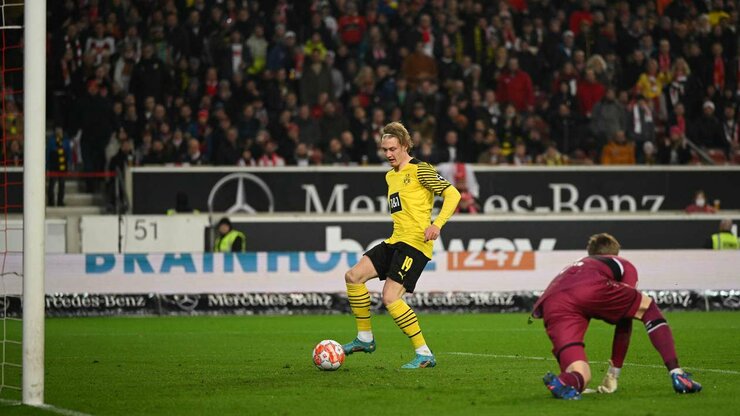 VIDEO/ Dortmund “shuplakë” Stuttgart, dopieta e Brandt i jep fitoren verdhezinjve