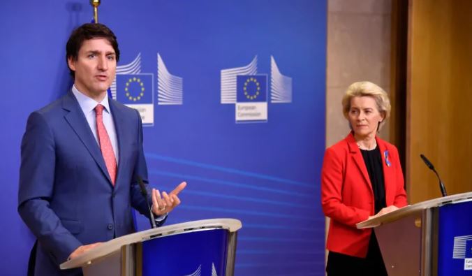 Trudeau dhe von der Leyen: Do të mbështesim refugjatët ukrainas