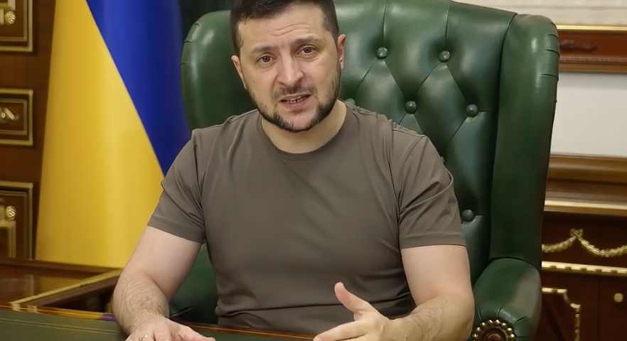 Zelensky addresses the Albanian Parliament on Tuesday