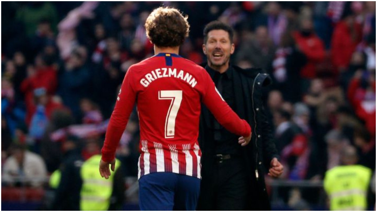 Simeone: Griezmann është një nga lojtarët më të mirë në botë. Suarez jeton për golin