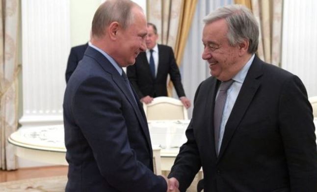 Putin përmend Kosovën gjatë bisedës me Guterres, si model pavarësimi për Donetskun dhe Luhanskun