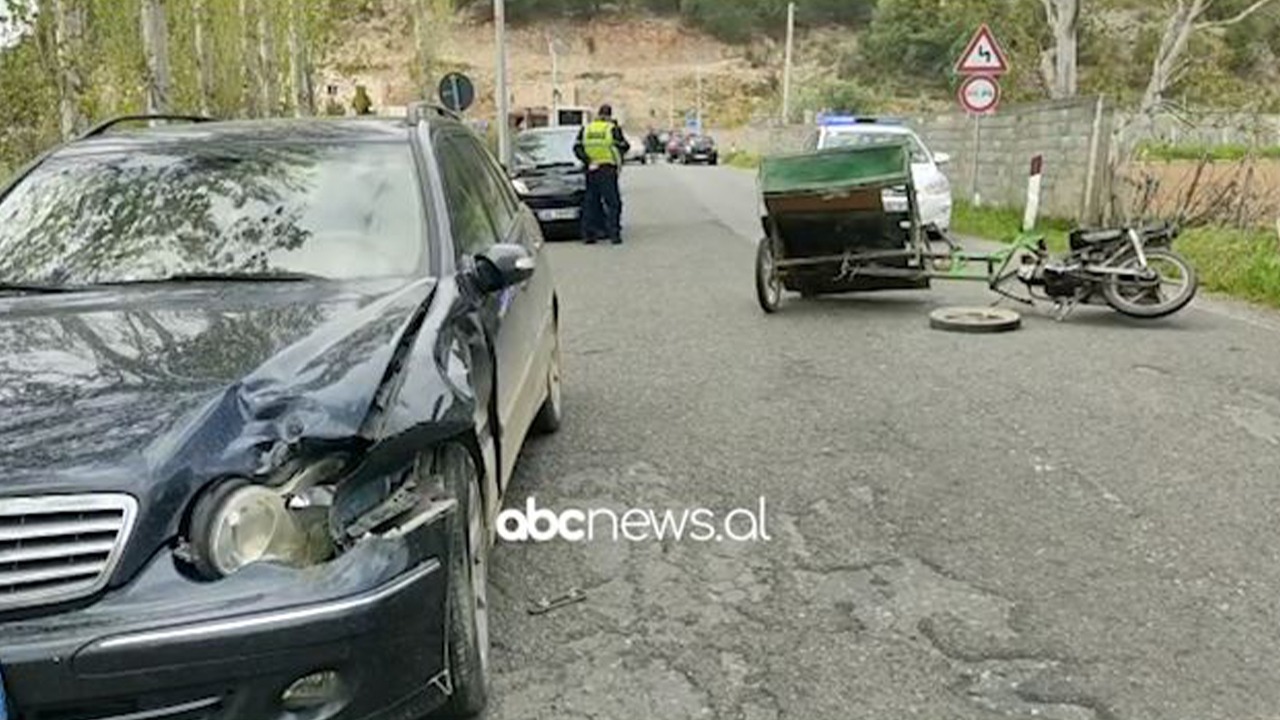 Aksident në rrugën e vjetër Lezhë-Laç, lëndohen tre të mitur