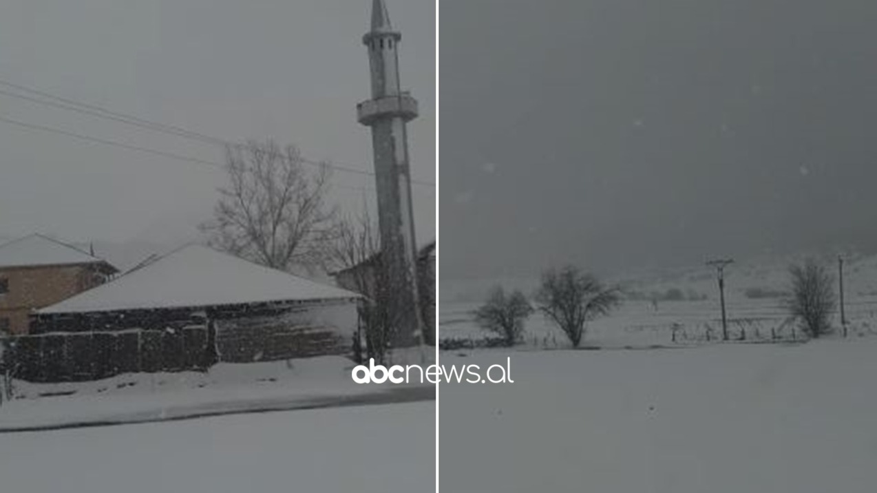 “Rikthehet” dimri në Librazhd, në disa zona trashësia e borës deri në 15 cm
