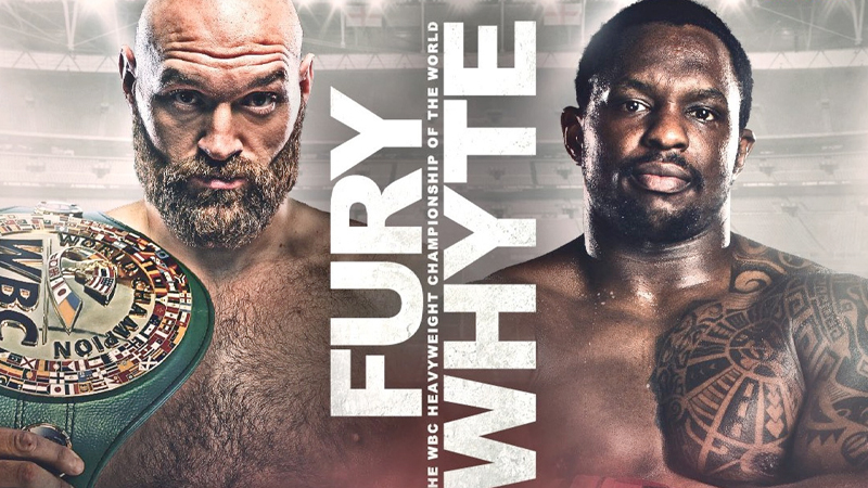 Sfida për titullin e Kampionit të Botës, Tyson Fury përplaset me Dillian Whyte