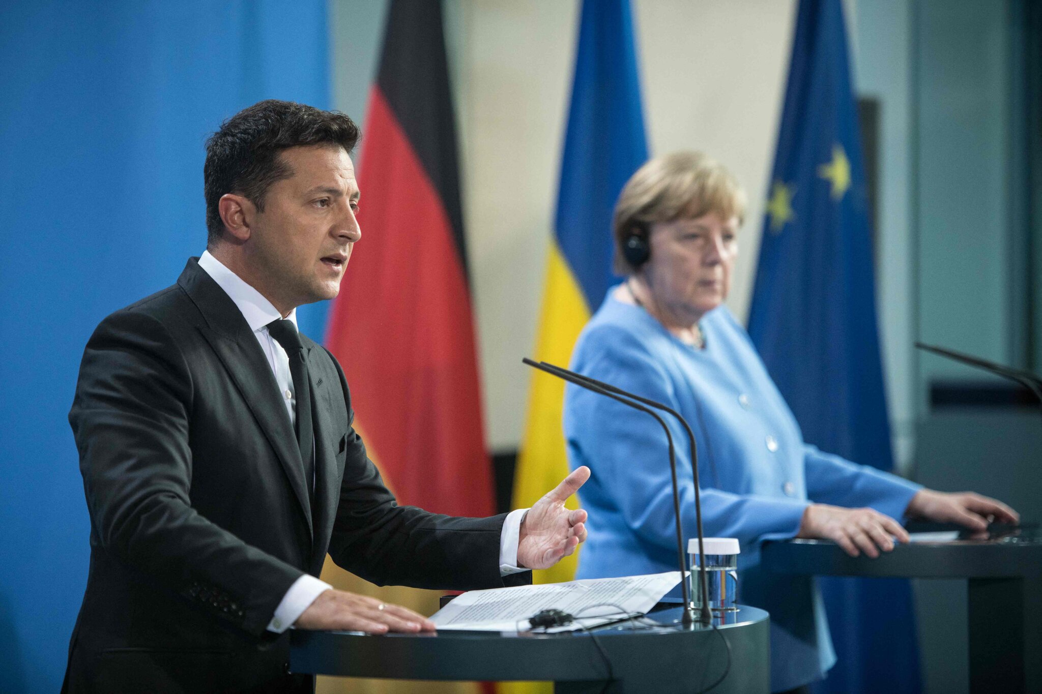 Merkel u përgjigjet kritikave të Zelenskyt për anëtarësimin në NATO: U qëndroj vendimeve të mia
