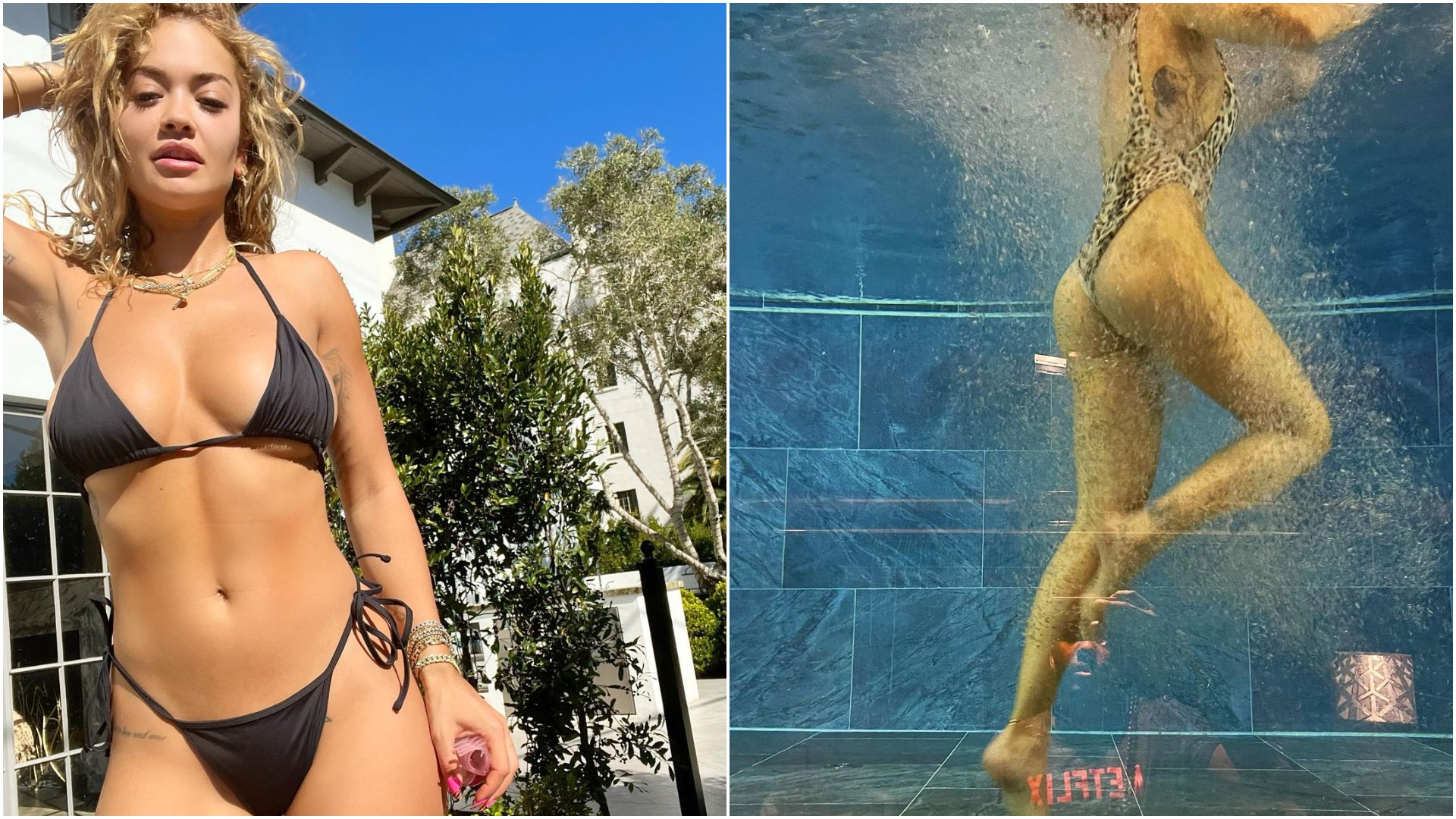 FOTO/ E veshur me bikini sensuale, Rita Ora tregon linjat perfekte nga pushimet