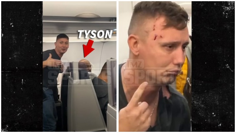 VIDEO/ Mike Tyson nuk mban dot veten, grushton në avion fansin e tij