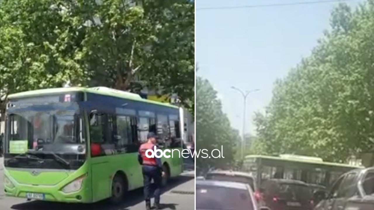 “Vazhdon mallkimi”, një tjetër autobus i gjelbër “ngec” në Tiranë