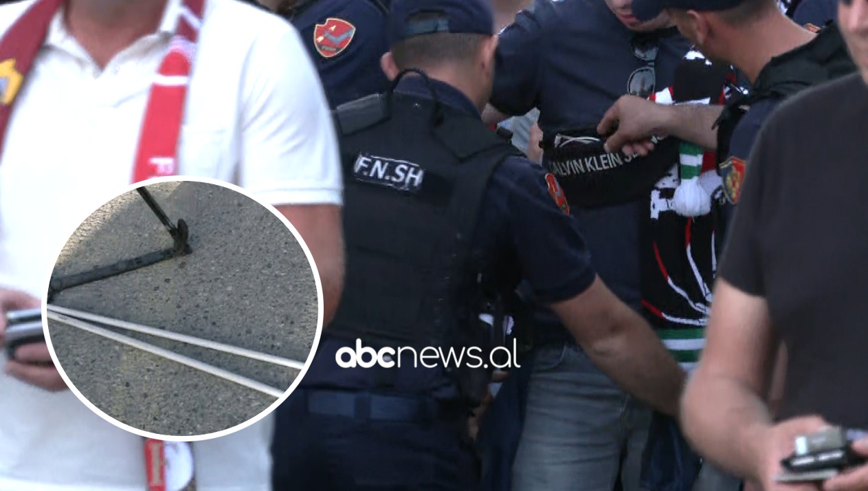 Hyrja në stadium, policia ndalon futjen e shkopinjve brenda “Air Albania”