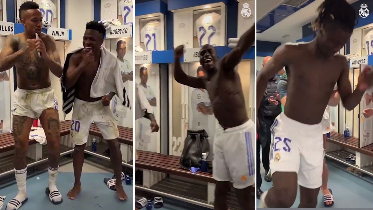 VIDEO/ Lojtarët e Realit nuk janë të mirë vetëm në futboll, momente epike se si kërcejnë pas fitores