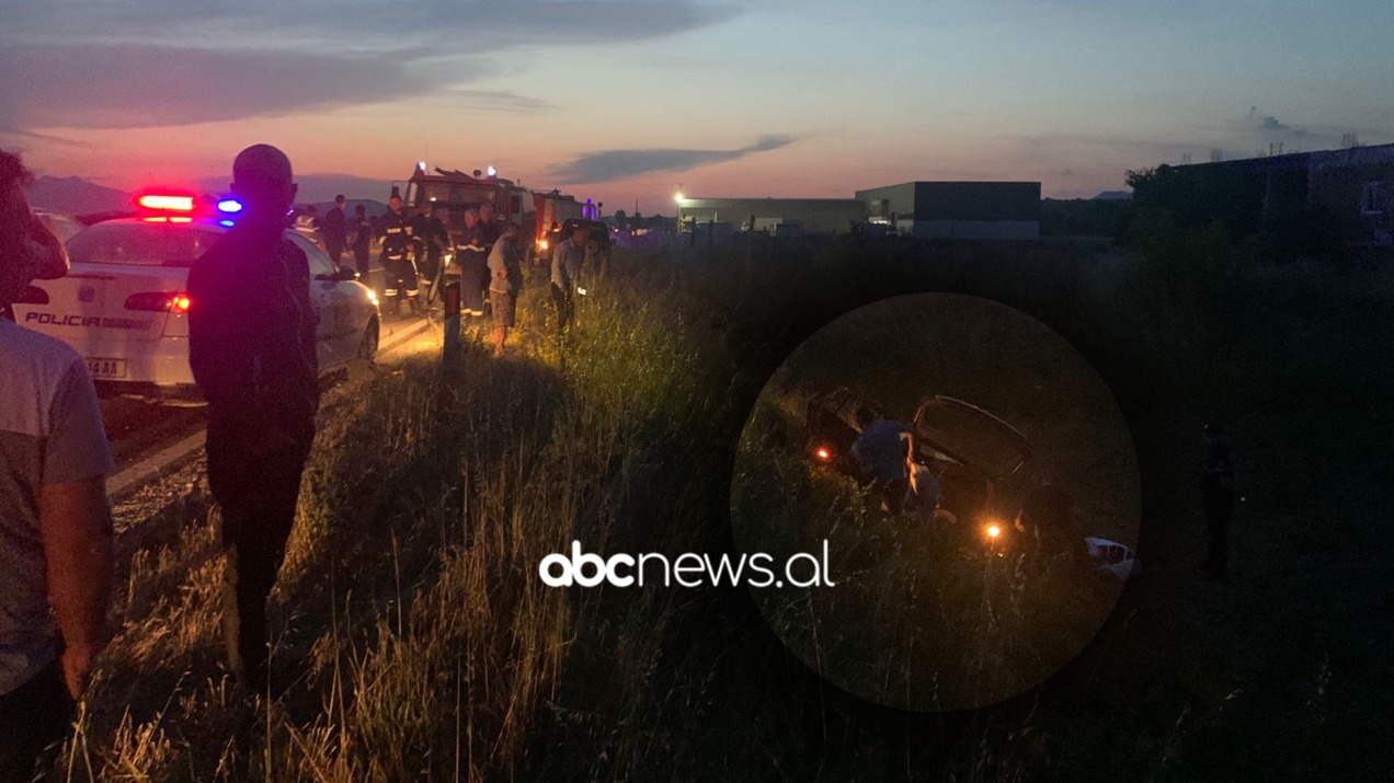 20-vjeçarja humb kontrollin e makinës në aksin Shkodër-Lezhë, vdes e moshuara, plagosen 3 pasagjerët