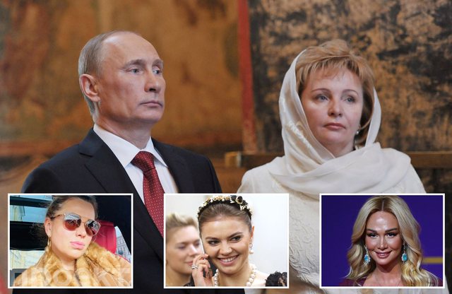 FOTO/ Gratë që fituan zemrën e Vladimir Putin ndër vite