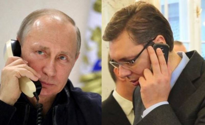 Vuçiç do të bisedojë në telefon me Putin