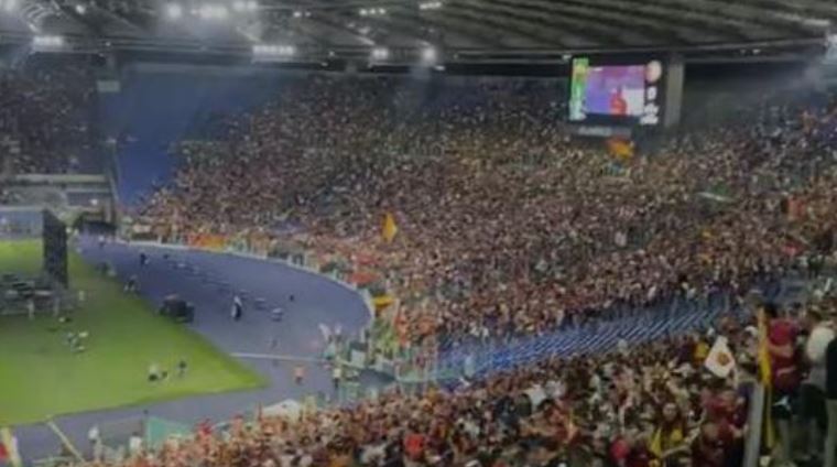 Zaniolo shënon gol në “Air Albania Stadium”, por shihni çfarë ndodh në “Olimpico” të Romës