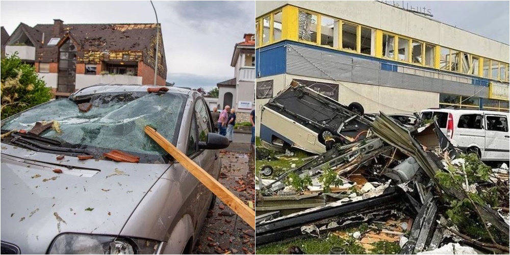 Pemë të rrëzuara e shtëpi pa çati, një viktimë e 40 të lënduar nga tornadoja në Gjermani