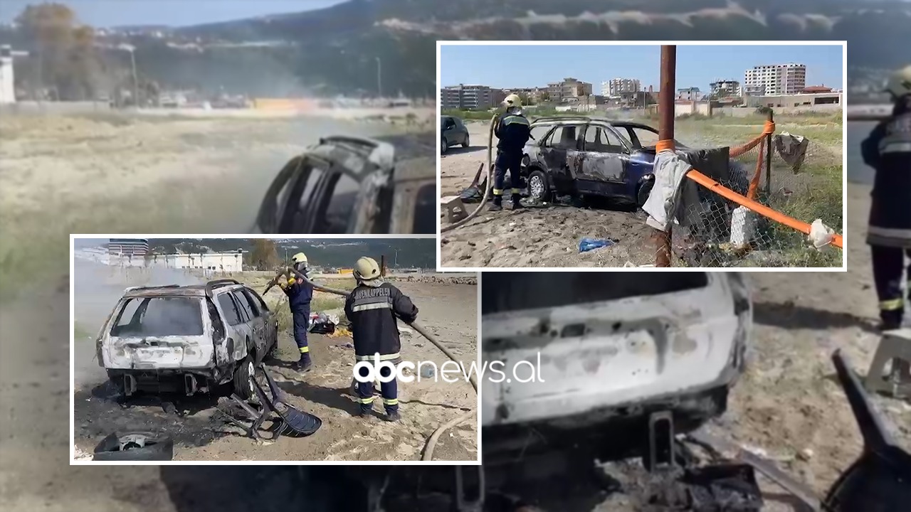 Shkrumbohet nga flakët makina në plazhin e Vlorës