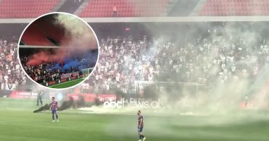 VIDEO/ Nis me vonesë finalja e Kupës mes Vllaznisë dhe Laçit në Air Albania