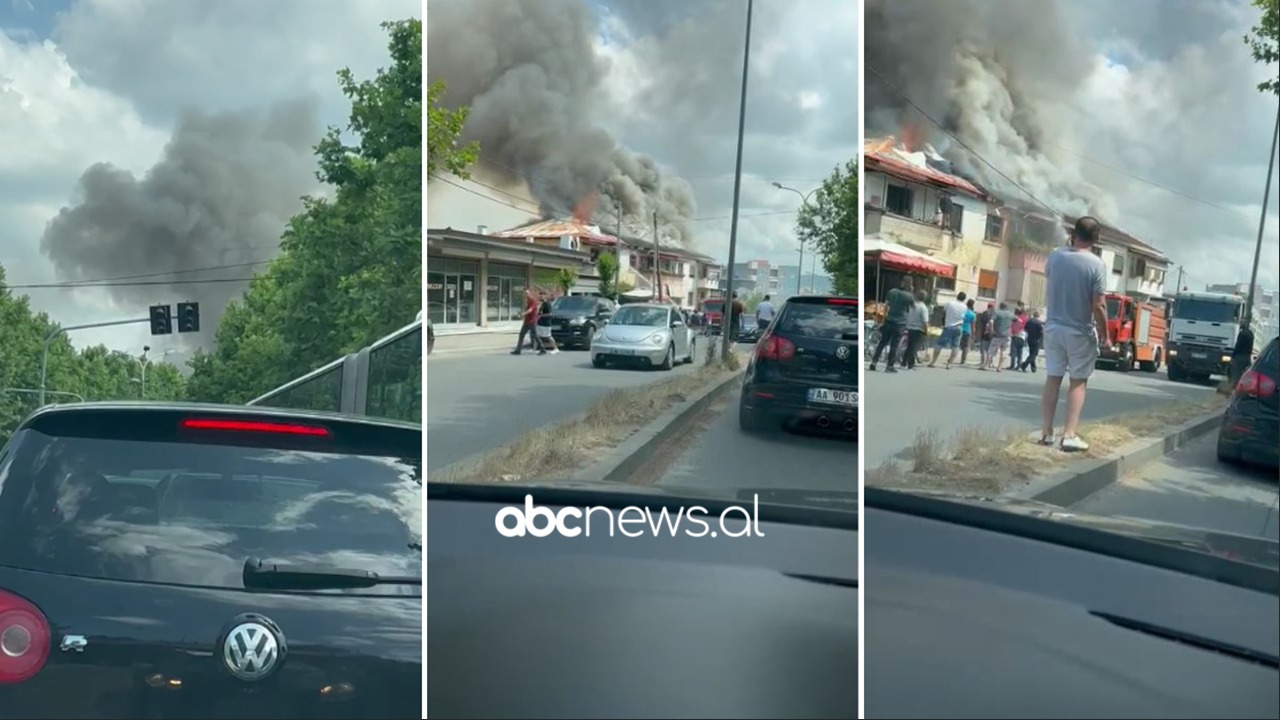 Bombola e gazit i vë zjarrin pallatit në Institut, reagon policia