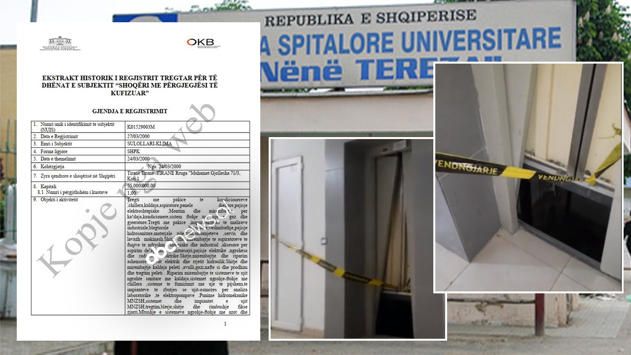 Kompania e kondicionerëve mori tenderin për ashensorët, thellohet skandali: Dy të lënduar rëndë nga incidenti në QSUT