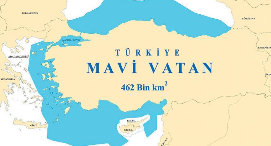 Harta “çelës”  që Mitsotakis i prezantoi presidentit amerikan për bllokimin e avionëve ushtarak turk