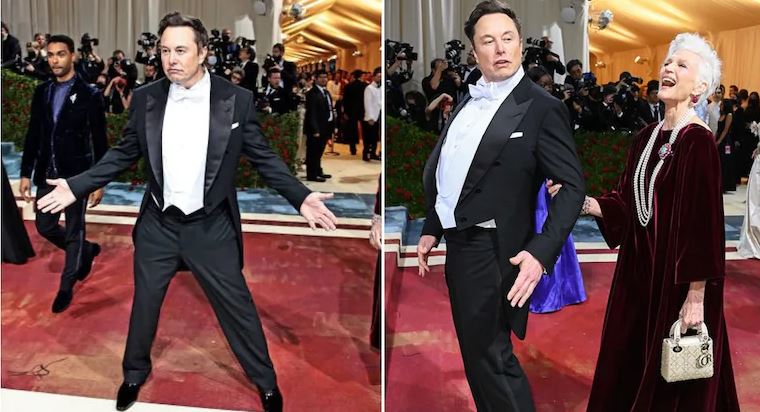 Elon Musk shfaqet për herë të parë pasi bleu Twitter, pozon me nënën modele në “Met Gala”