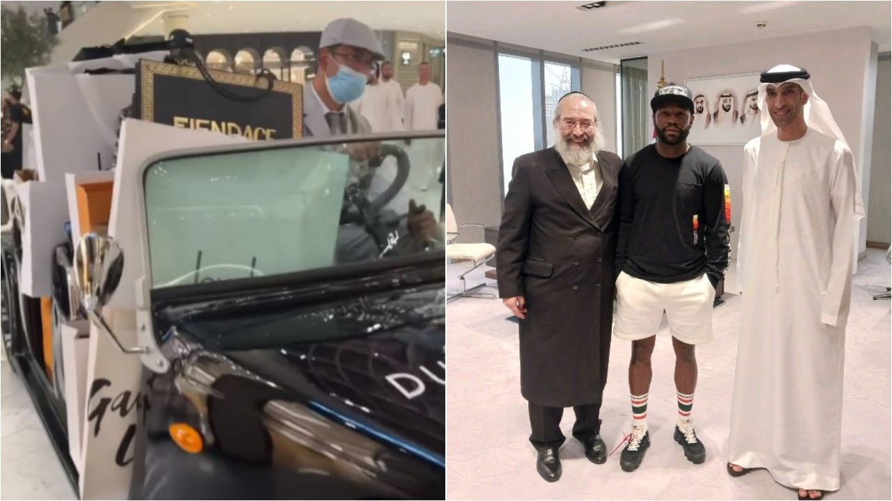 VIDEO/ Mayweather “boshatis” dyqanet në Dubai, merr makinë për të mbajtur blerjet e tij