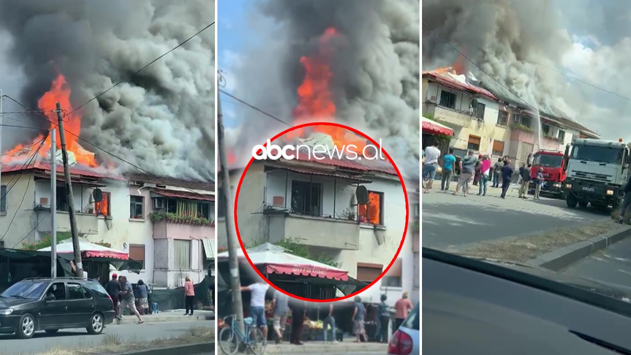 Sekondat e tmerrit nga zjarri në Tiranë, gruaja me fëmijë doli e alarmuar në ballkon: Ndihmë, kam bombolën brenda