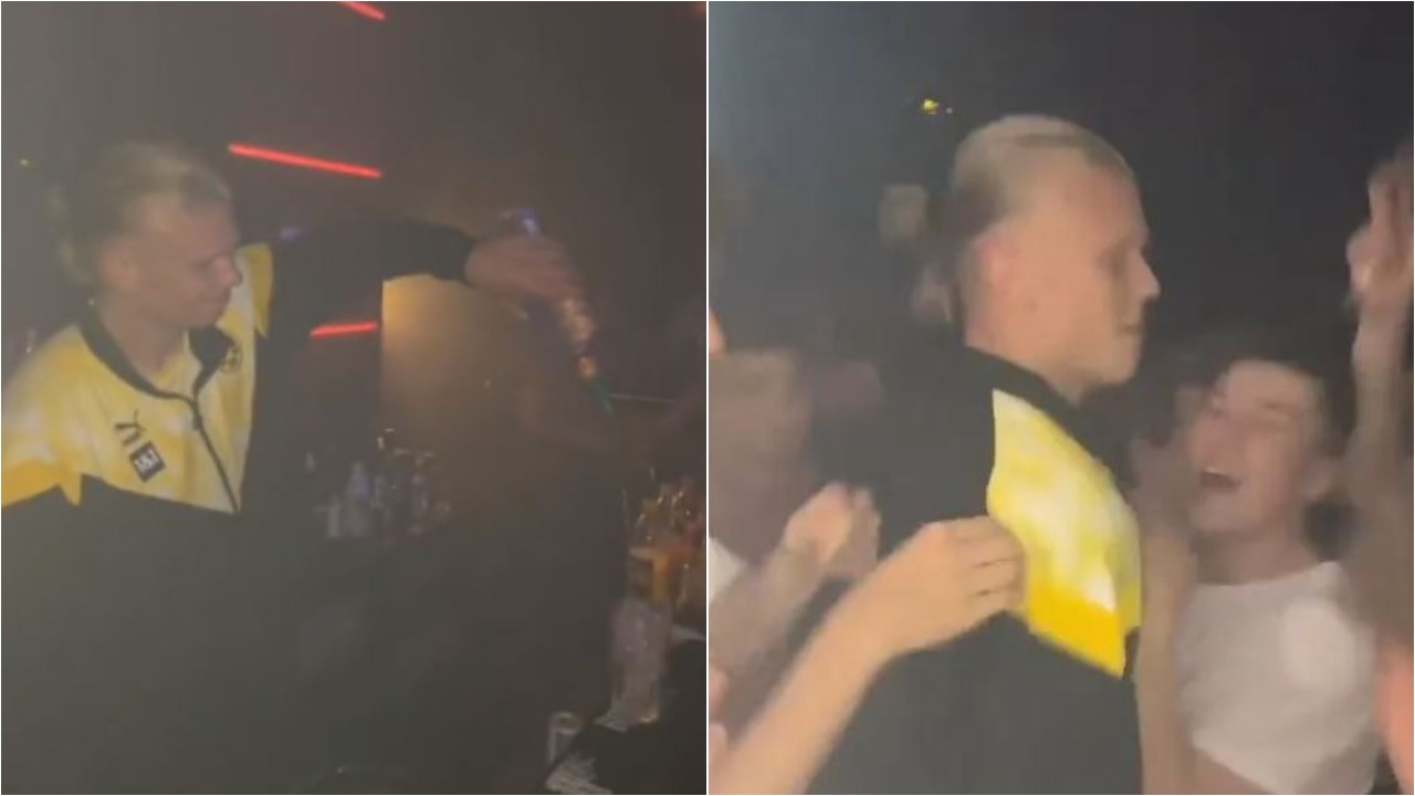 VIDEO/ Momente epike, Haaland futet në disko me uniformën e Dortmund, pi dhe kërcen si i “marrë”
