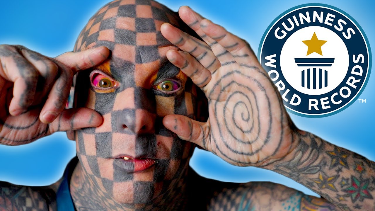 848 tatuazhe katrore në trup, burri arrin rekordin botëror Guinness