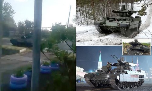 VIDEO/ Çfarë po ndodh? Putin nxjerr në fushën e betejës “Terminatorët”