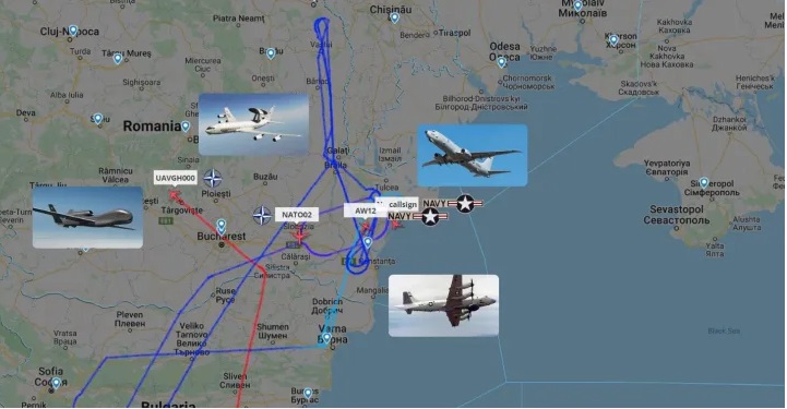 “Big Brother” mbi Detin e Zi, avionët e NATO-s nuk bëjnë pushim: Në ajër edhe “skifteri” i zi