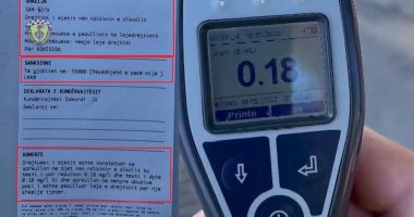 Furgonët plotë me nxënës, 4 shoferë kapen “tapë” në timon