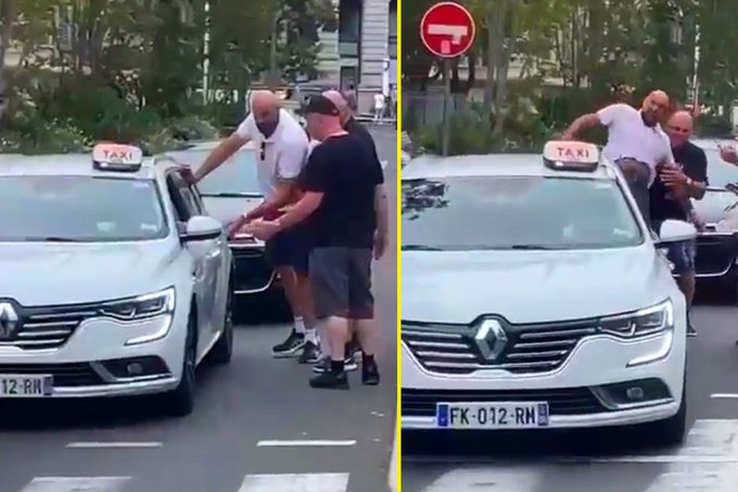 VIDEO/ Kampioni i botës lë nam në Francë, Tyson Fury i dehur tenton të “shkatërrojë” taksinë